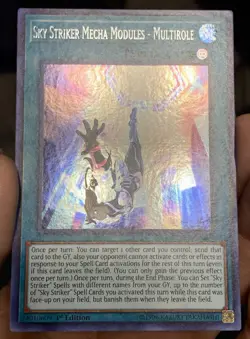 Yugioh Sky Striker Mecha Modules Multirole DASA-EN038 Secret Rare 1st NM w/Track - Image 5