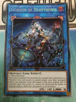 Yugioh - Duelist's Advance Gorgon of Zilofthonia DUAD-EN050 SCR 1st Ed - Image 1