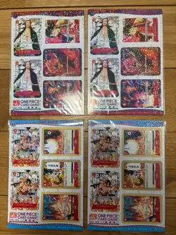 Mini ONE PIECE Card PROMO 25 cards Saikyo Jump Nami Ace Shanks Zoro 2 sets each - Image 1