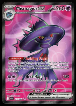 Mismagius ex 112/094 Ultra Rare Phantasmal Flames Pokemon Card - Image 1
