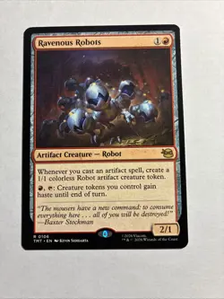 Ravenous Robots - Teenage Mutant Ninja Turtles MTG Plus Bonus Card!!! - Image 1