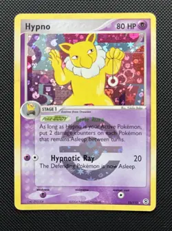 Hypno 25/112 EX FireRed & LeafGreen Reverse Holo Rare Pokemon Card MP - Image 1