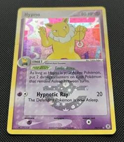 Hypno 25/112 EX FireRed & LeafGreen Reverse Holo Rare Pokemon Card MP - Image 3