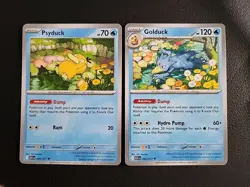 Psyduck 039/217 & Golduck 040/217 - Ascended Heroes Pokemon Cards - NM - Image 1