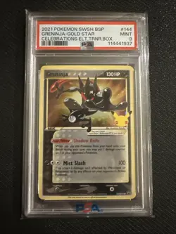 Pokemon Greninja Star SWSH144 SWSH: Sword & Shield Promo Cards Holo PSA 9 - Image 1
