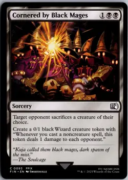 Cornered by Black Mages C FINAL FANTASY 93 NM Magic - Image 1