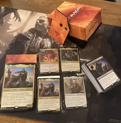 Complete “Ruthless Regiment” MTG Commander Deck (opened, never used) - Image 1