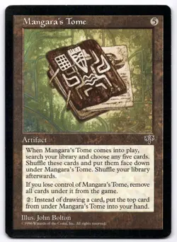 MTG Mangara's Tome - Mirage Rare | MP - Image 1