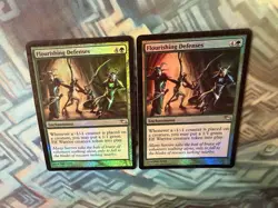 MTG 1X Foil Flourishing Defenses EX/LP- Shadowmoor ( 2 Available ) - Image 3
