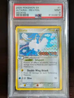 Altaria 1/107 - Pokemon TCG - EX Deoxys - Reverse Holo - PSA 9 - Image 1
