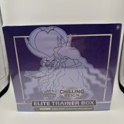 Pokemon Chilling Reign Elite Trainer Box Factory Sealed Small Rip - Image 1