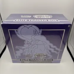 Pokemon Chilling Reign Elite Trainer Box Factory Sealed Small Rip - Image 2