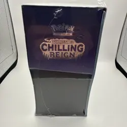 Pokemon Chilling Reign Elite Trainer Box Factory Sealed Small Rip - Image 3