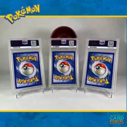 Charmander, Bulbasuar, Squirtle - Pokemon 1999 Base Set - Unlimited Ed - PSA 8 - Image 2