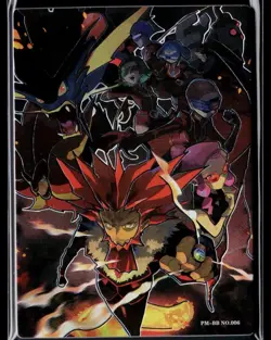 Pokemon Eif Origin SP CHASE BOX HIT HOLO BB 006 ~ Team Flare Lysandre Gyarados - Image 1