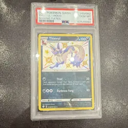 Pokemon Thievul SV082/SV122 Shining Fates Shiny Holo Rare PSA 10 English 2021 - Image 1