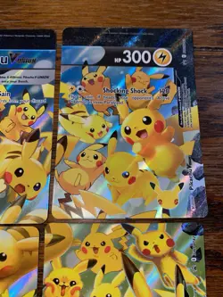 Pokemon Pikachu V-Union SWSH Black Star Promo Set of 4 NM Rare Holo Sword Shield - Image 4