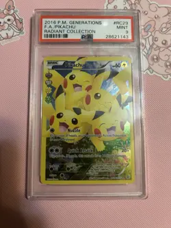 Pokemon Pikachu XY radiant collection RC29/RC32 Generations PSA 9 2016 - Image 1