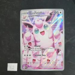 Pokemon TCG Wigglytuff 105/094 Me02: Phantasmal Flames Holo Illustration Rare NM - Image 1
