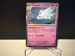 2024 Pokemon TCG Togekiss 072 Surging Sparks Cosmos Holo Rare Promo Card NM+ - Image 1