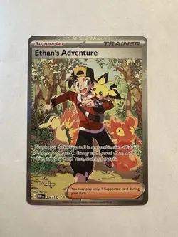 Pokemon Ethan's Adventure 236/182 Destined Rivals Full Art Holo - Image 1