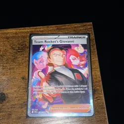 Pokemon Team Rocket's Giovanni Trainer SV10 Destined Rivals SIR Holo 238/182 - Image 2