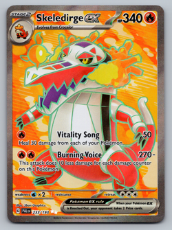 Skeledirge ex Pokemon Paldea Evolved 233/193 Full Art Ultra Rare NM - Image 1