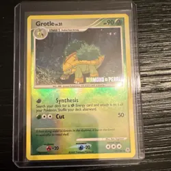 Pokemon TCG Grotle Diamond & Pearl 49/130 Reverse Holo Uncommon 90HP Stage 1 - Image 1