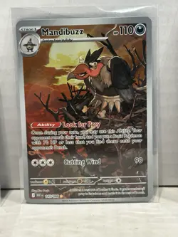 Pokemon TCG White Flare English Mandibuzz 145/086 Illustration Rare - Image 1
