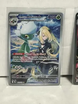 Cynthia's Roserade 184/182 Sv10: Destined Rivals Pokemon TCG Holo NM - Image 1