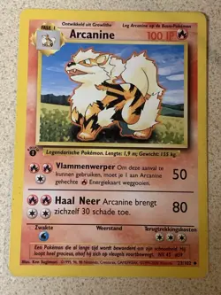 Arcanine DUTCH 023/102 1st Edition Base Set DUTCH Pokemon - Image 2