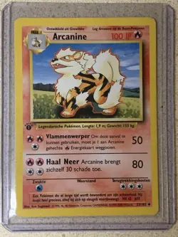 Arcanine DUTCH 023/102 1st Edition Base Set DUTCH Pokemon - Image 4