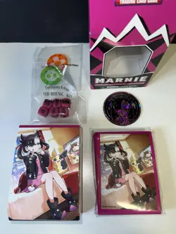 ✅ Pokemon TCG: Marnie Premium Tournament Collection Deck Box/Sleeves/Dices/Coins - Image 1