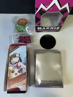 ✅ Pokemon TCG: Marnie Premium Tournament Collection Deck Box/Sleeves/Dices/Coins - Image 2