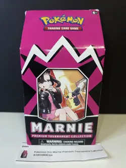 ✅ Pokemon TCG: Marnie Premium Tournament Collection Deck Box/Sleeves/Dices/Coins - Image 3