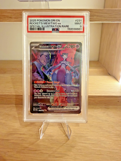 Pokemon Team Rocket’s Mewtwo ex 231/182 SV10 Destined Rivals Secret Rare PSA 9 M - Image 1