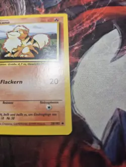 Pokemon Base Set - German 1st Edition - 28/102 Growlithe/Fukano NM/LP - Image 3