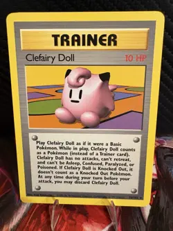 1999 Pokemon Base Set Clefairy Doll 70/102 WOTC Vintage Trainer LP+ - Image 1