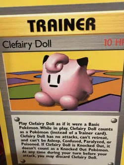 1999 Pokemon Base Set Clefairy Doll 70/102 WOTC Vintage Trainer LP+ - Image 2