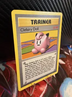 1999 Pokemon Base Set Clefairy Doll 70/102 WOTC Vintage Trainer LP+ - Image 4