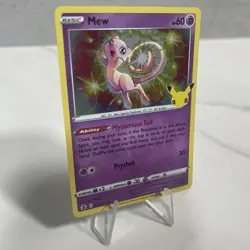 Pokemon TCG Mew 011/025 Holo Rare Celebrations SWSH - Near Mint - Image 3
