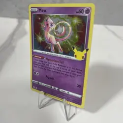 Pokemon TCG Mew 011/025 Holo Rare Celebrations SWSH - Near Mint - Image 4
