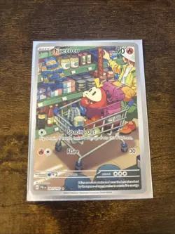 Pokemon TCG Fuecoco Scarlet & Violet Paldea Evolved 201/193 Illustration Rare - Image 3