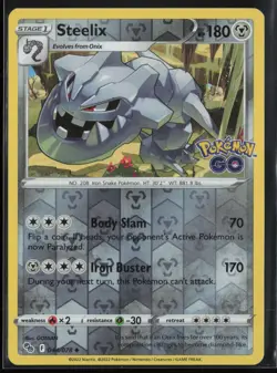 Steelix Reverse 44/78 - Pokemon Go - PTCG - NM - Image 1