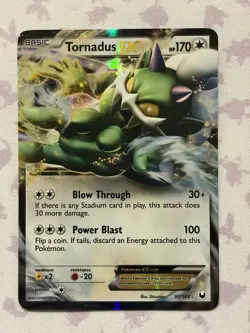 Pokemon Tornadus EX - Dark Explorers 90/108 - Holo NM - Image 1