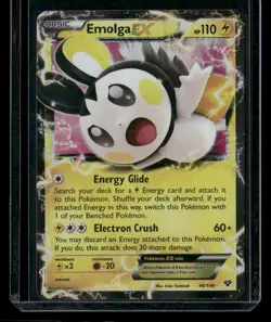 Pokemon XY Base Set 46/146 Emolga EX - MP - Image 1