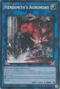 Yugioh! Fiendsmith's Agnumday - MP25-EN109 - Prismatic Secret Rare - 1st Edition - Image 1