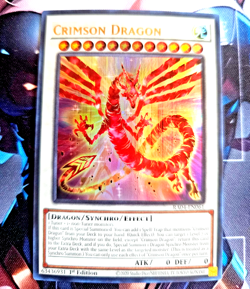 Yu-Gi-Oh TCG Crimson Dragon (PUR) - Quarter Century Stampede (RA04) - Near Mint - Image 1