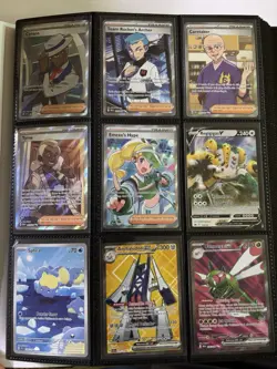 RARE Pokemon Card Binder with 159 Cards! Full Art Holos Included! Mint/NM - Image 1