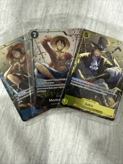 One Piece TCG Three Brothers Empty Tins Vol 2 - Set of 9 Empty Tins + 3 Promos - Image 3